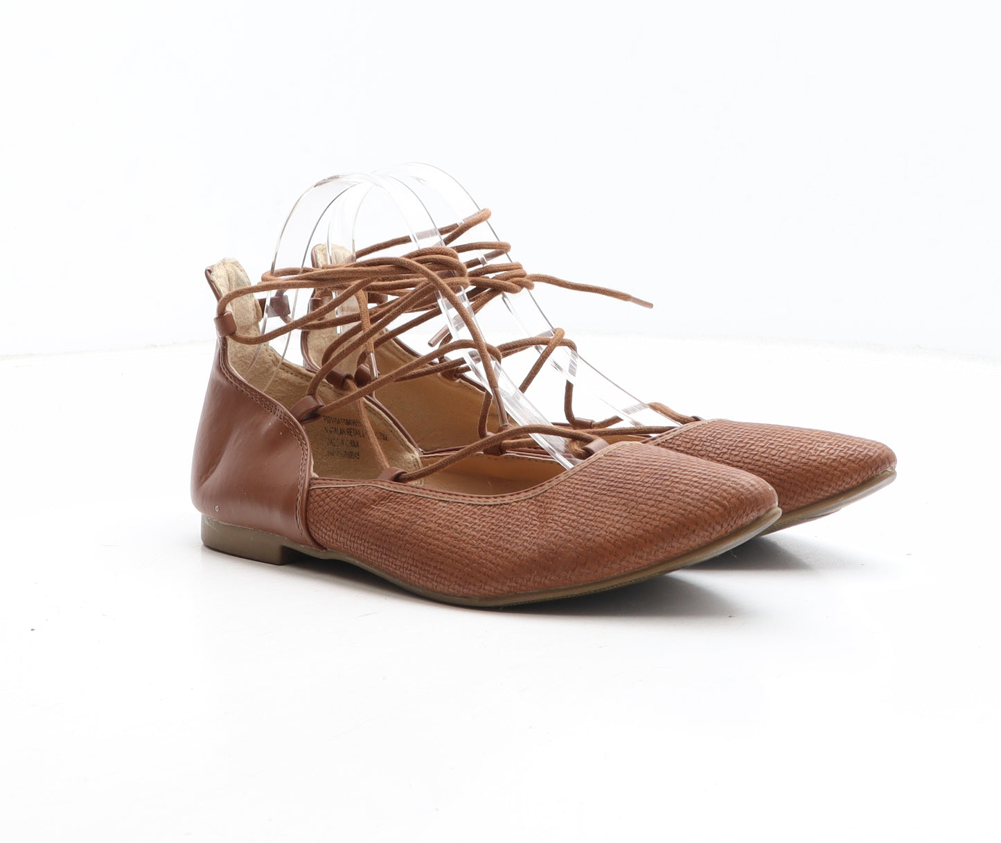 Fiore Womens Brown Synthetic Strappy Sandal UK