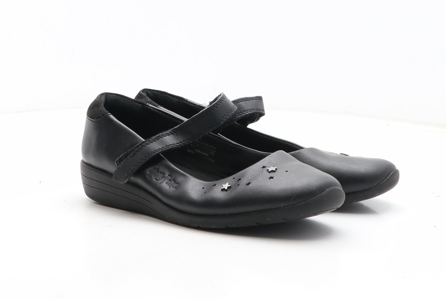 Marks and Spencer Girls Black Synthetic Mary Jane Casual UK 5.5 - Harry Potter