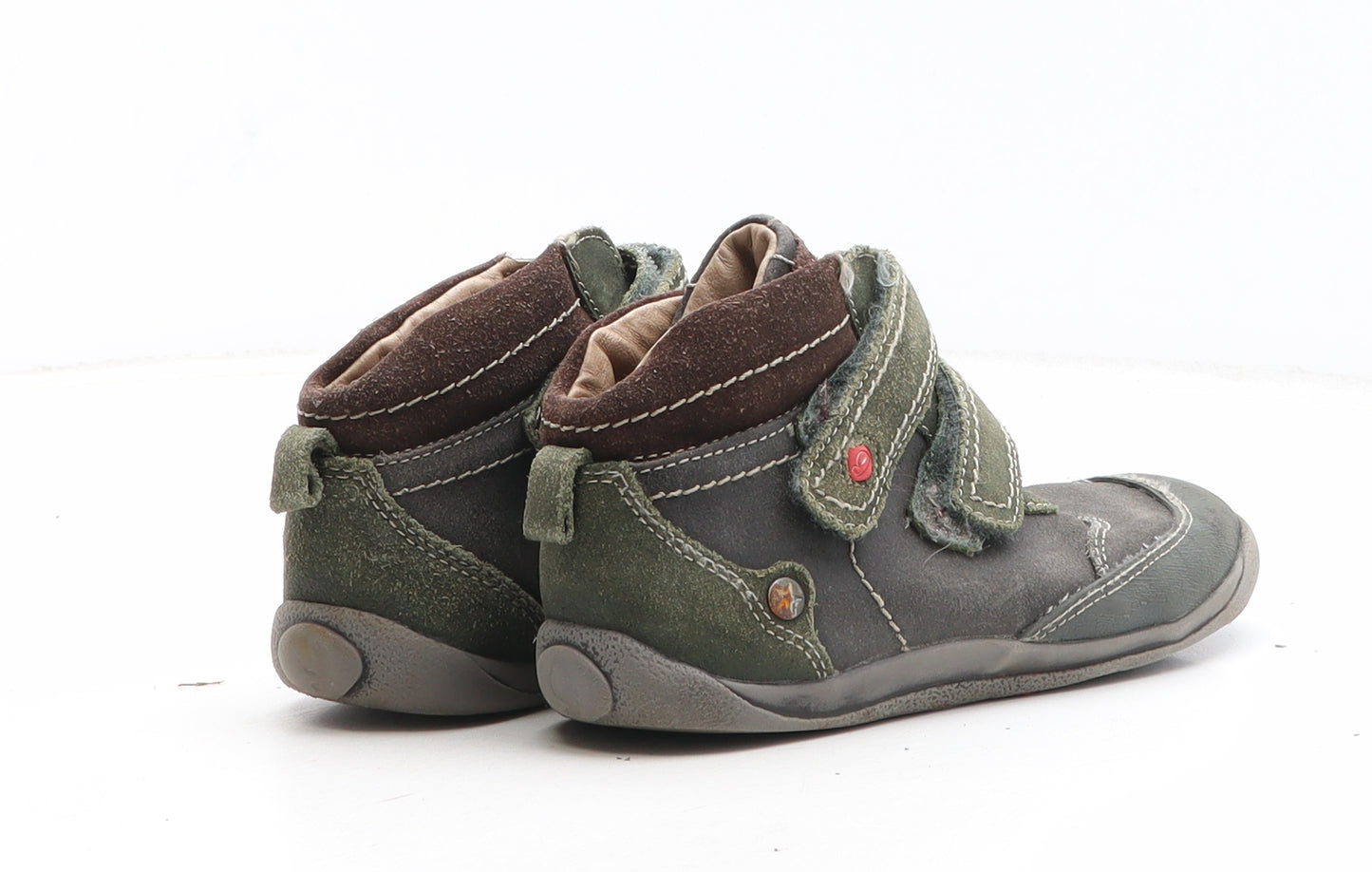 Garvalin Boys Grey Synthetic Trainer UK 12 30 - UK Size Estimated 12