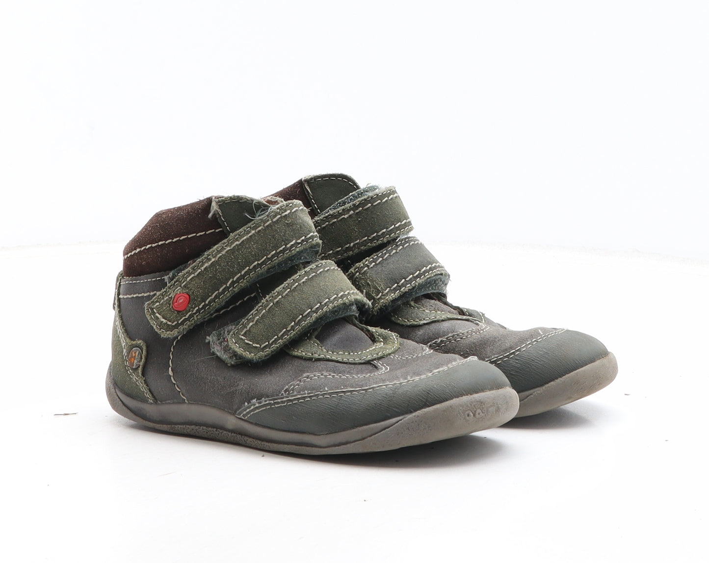 Garvalin Boys Grey Synthetic Trainer UK 12 30 - UK Size Estimated 12