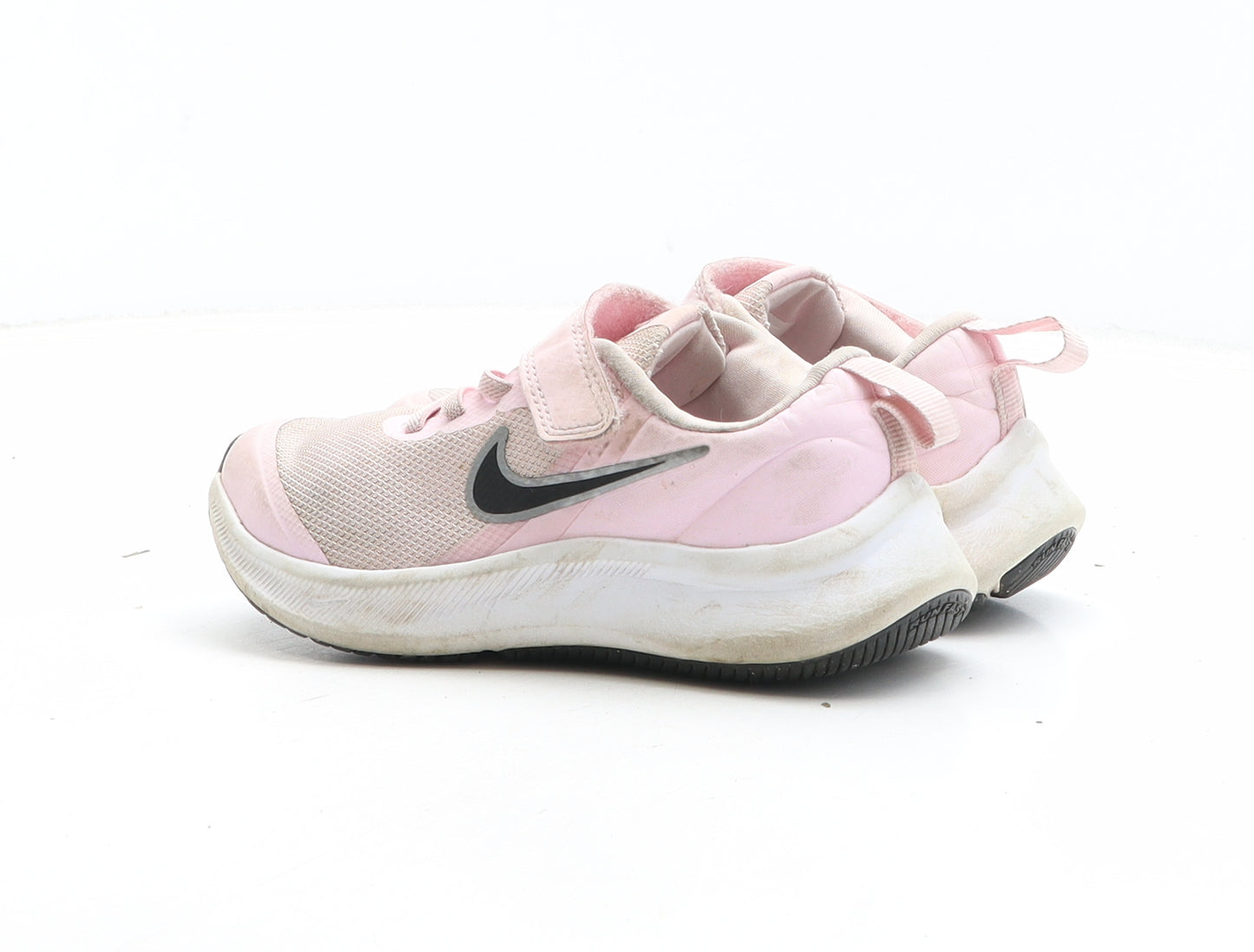 Nike Girls Pink Fabric Trainer UK 11
