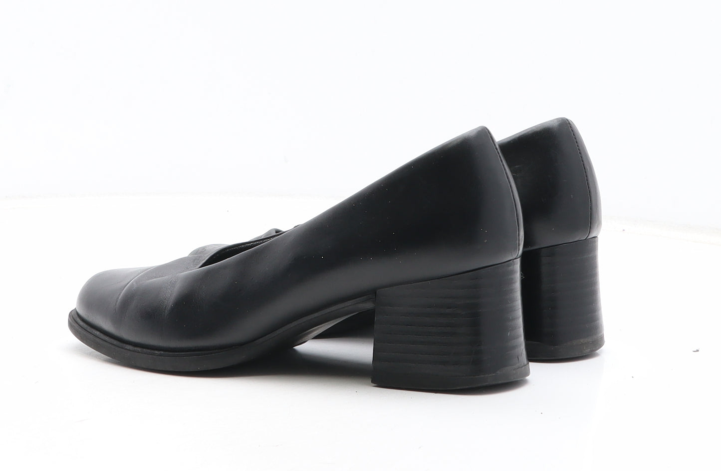 Preworn Womens Black Synthetic Court Heel UK