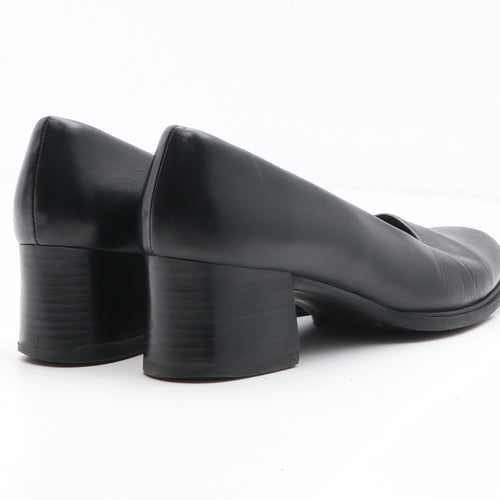 Preworn Womens Black Synthetic Court Heel UK