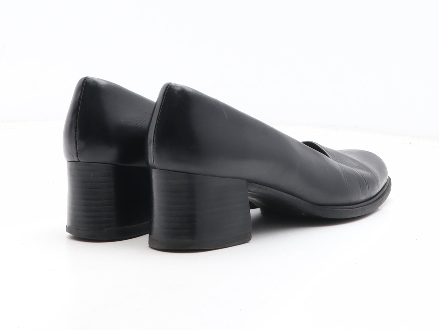 Preworn Womens Black Synthetic Court Heel UK