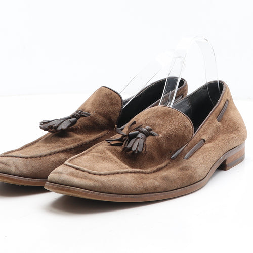 Bertie Mens Brown Suede Loafer Casual UK 11 45