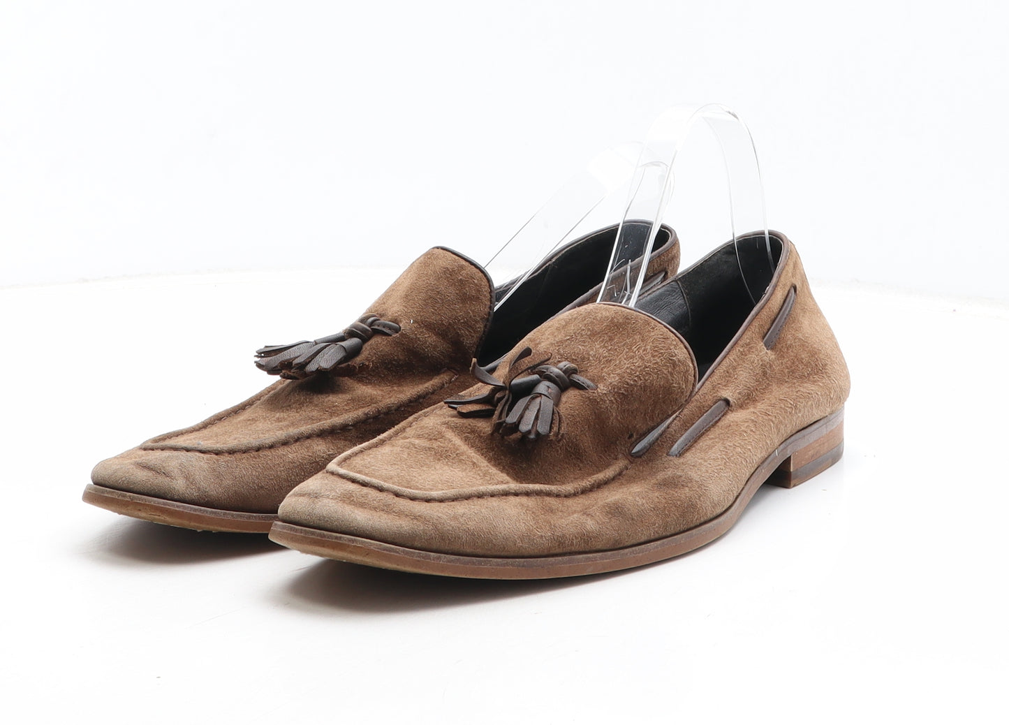 Bertie Mens Brown Suede Loafer Casual UK 11 45