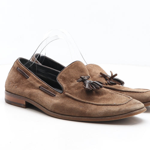 Bertie Mens Brown Suede Loafer Casual UK 11 45