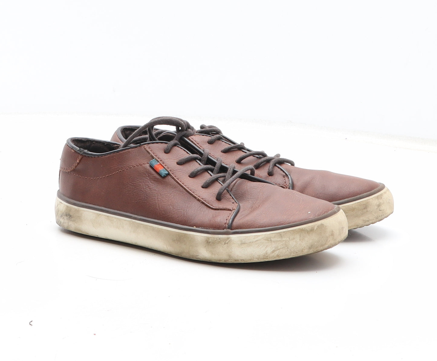 NEXT Boys Brown Synthetic Trainer Casual UK 12