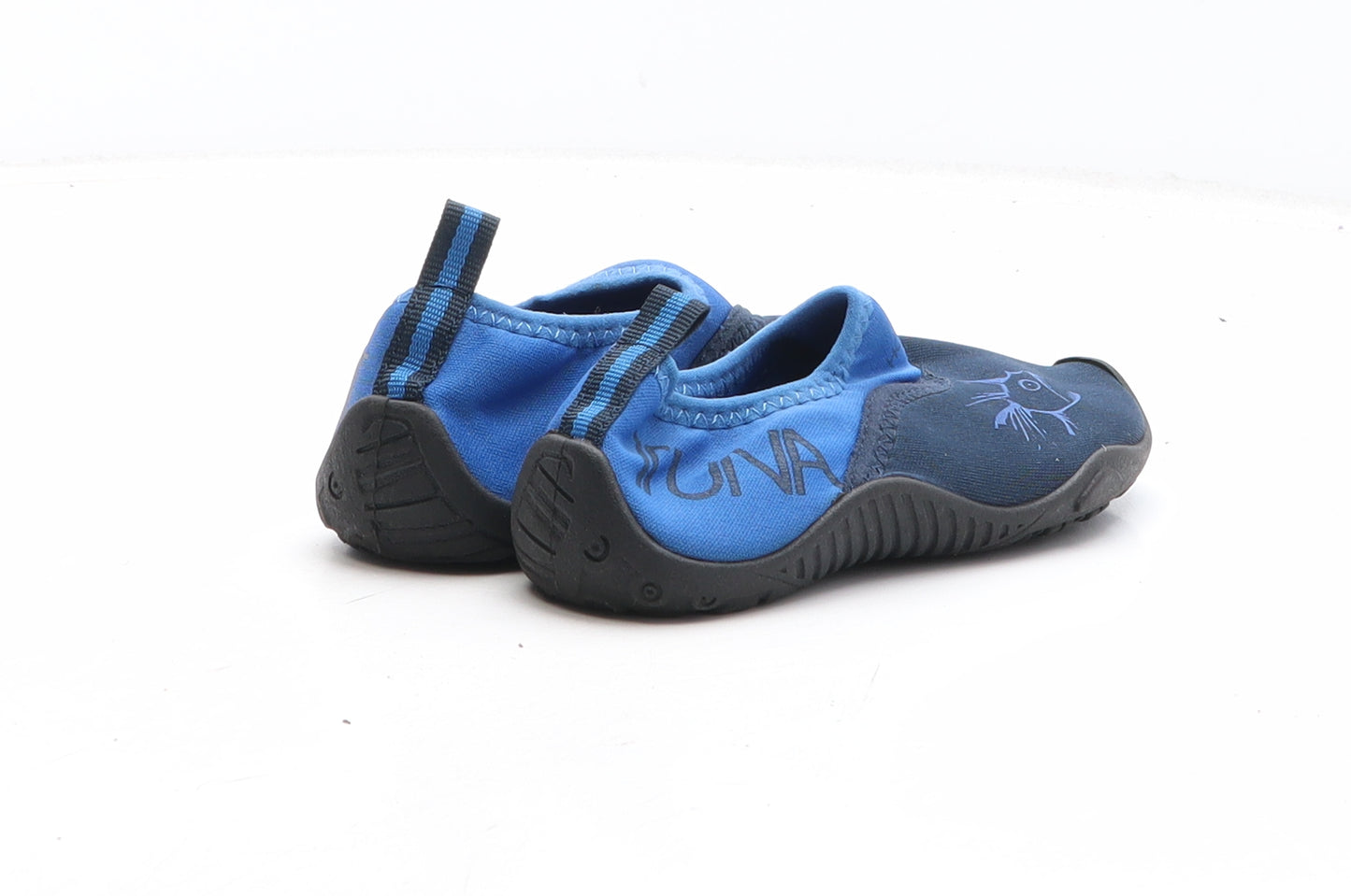 Hot Tuna Boys Blue Colourblock Fabric Slip On Casual UK 10 - Aqua Shoes