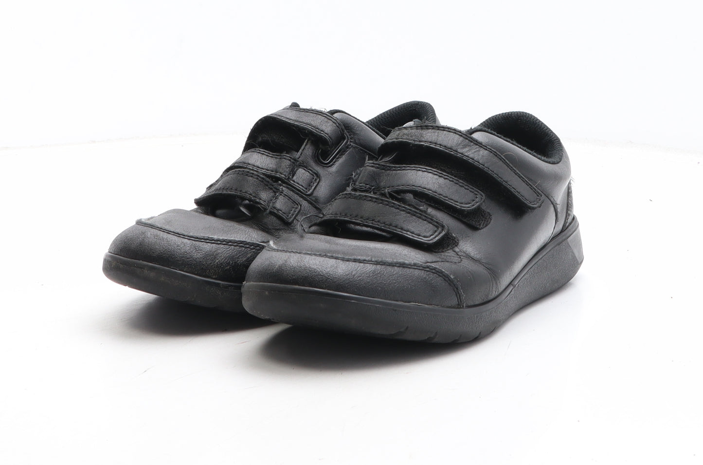 Clarks Boys Black Synthetic Trainer Casual UK 4.5