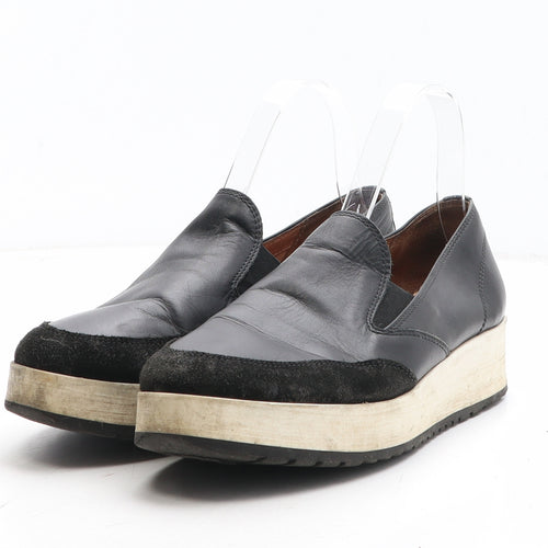 Preworn Womens Black Synthetic Slip On Casual UK