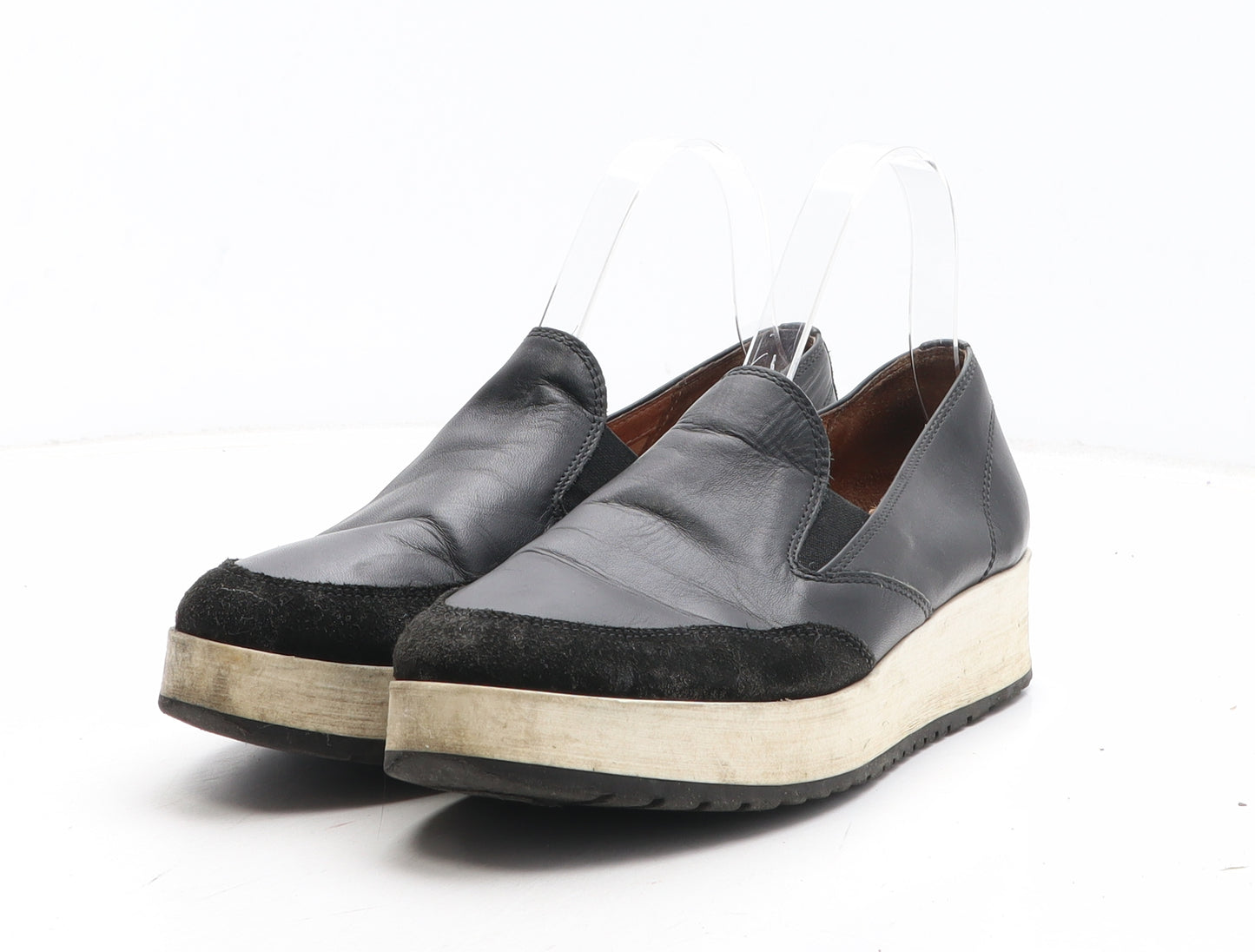 Preworn Womens Black Synthetic Slip On Casual UK