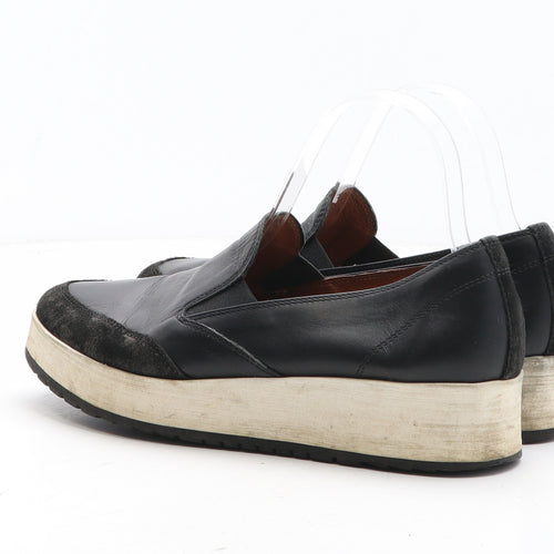 Preworn Womens Black Synthetic Slip On Casual UK