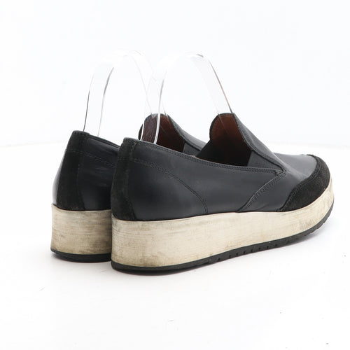 Preworn Womens Black Synthetic Slip On Casual UK