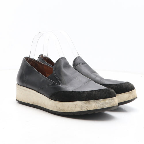 Preworn Womens Black Synthetic Slip On Casual UK