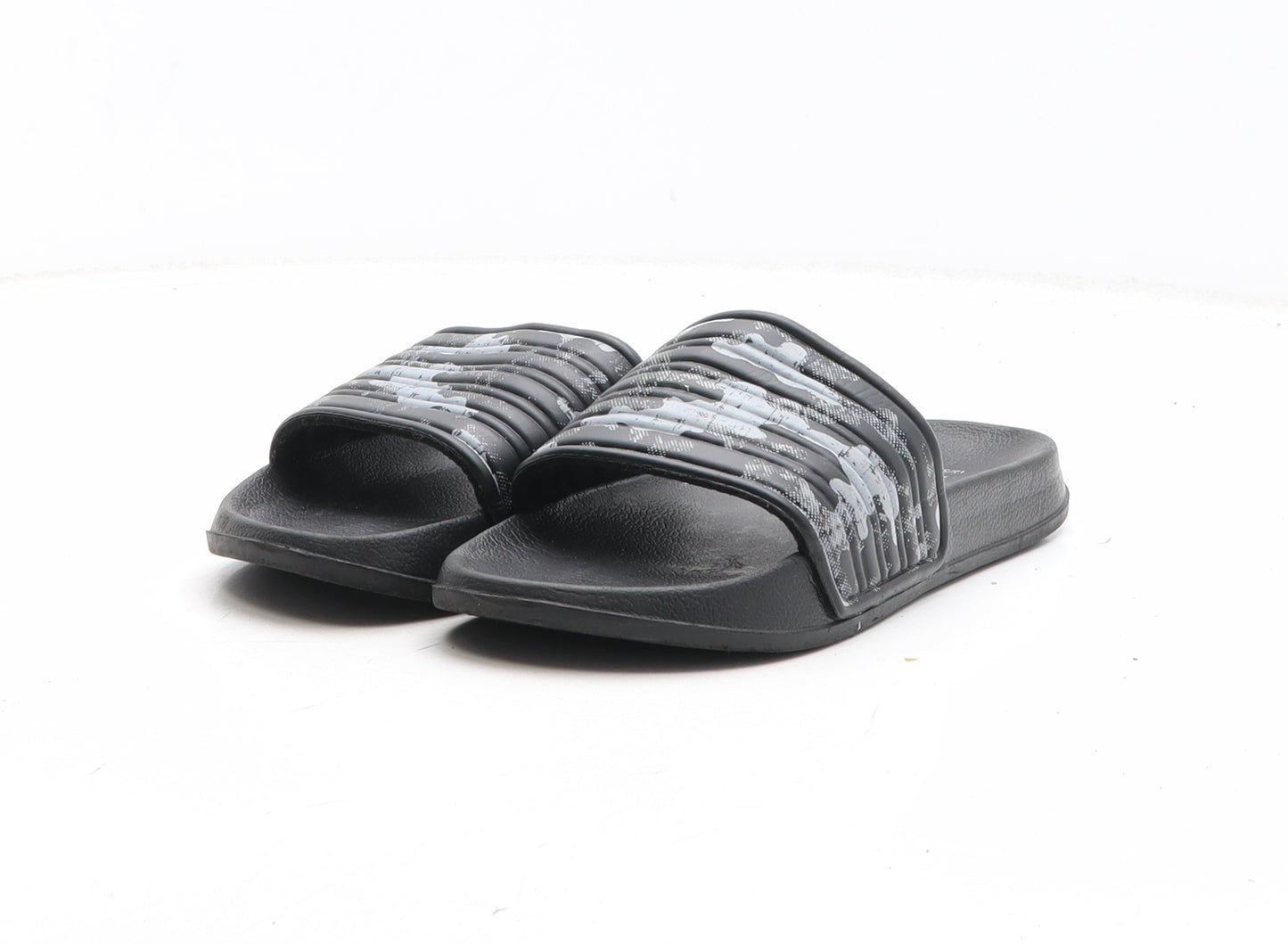 PEP&CO Boys Black Camouflage Synthetic Slider Sandal UK 13