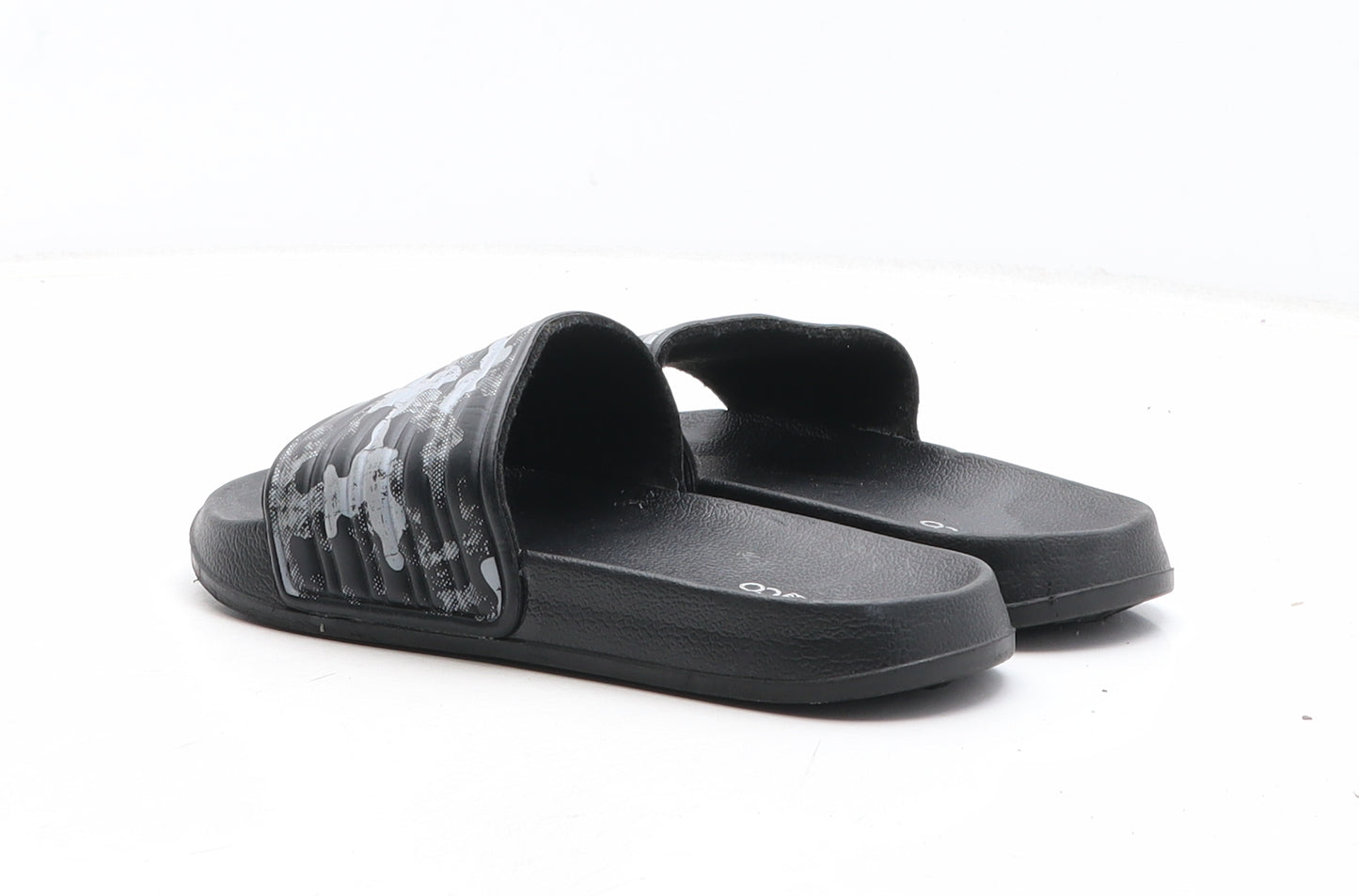 PEP&CO Boys Black Camouflage Synthetic Slider Sandal UK 13