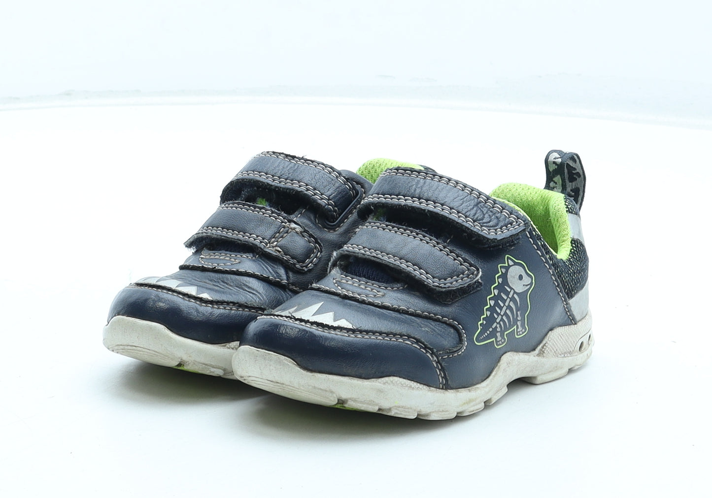 Clarks Boys Blue Polyurethane Trainer UK 6 - Dinosaur