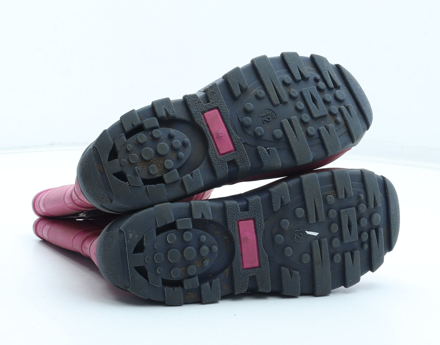 Preworn Girls Pink Rubber Wellies Boot UK 12 30