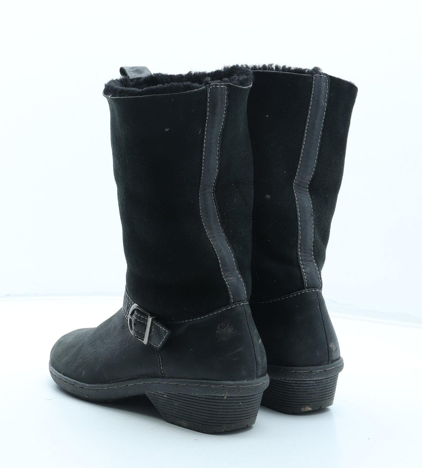Van Dal Womens Black Colourblock Leather Bootie Boot UK - Estimated UK Size 5