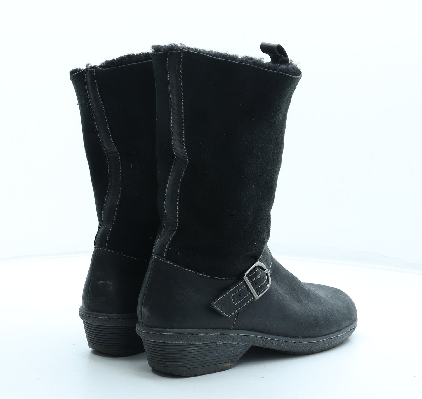 Van Dal Womens Black Colourblock Leather Bootie Boot UK - Estimated UK Size 5