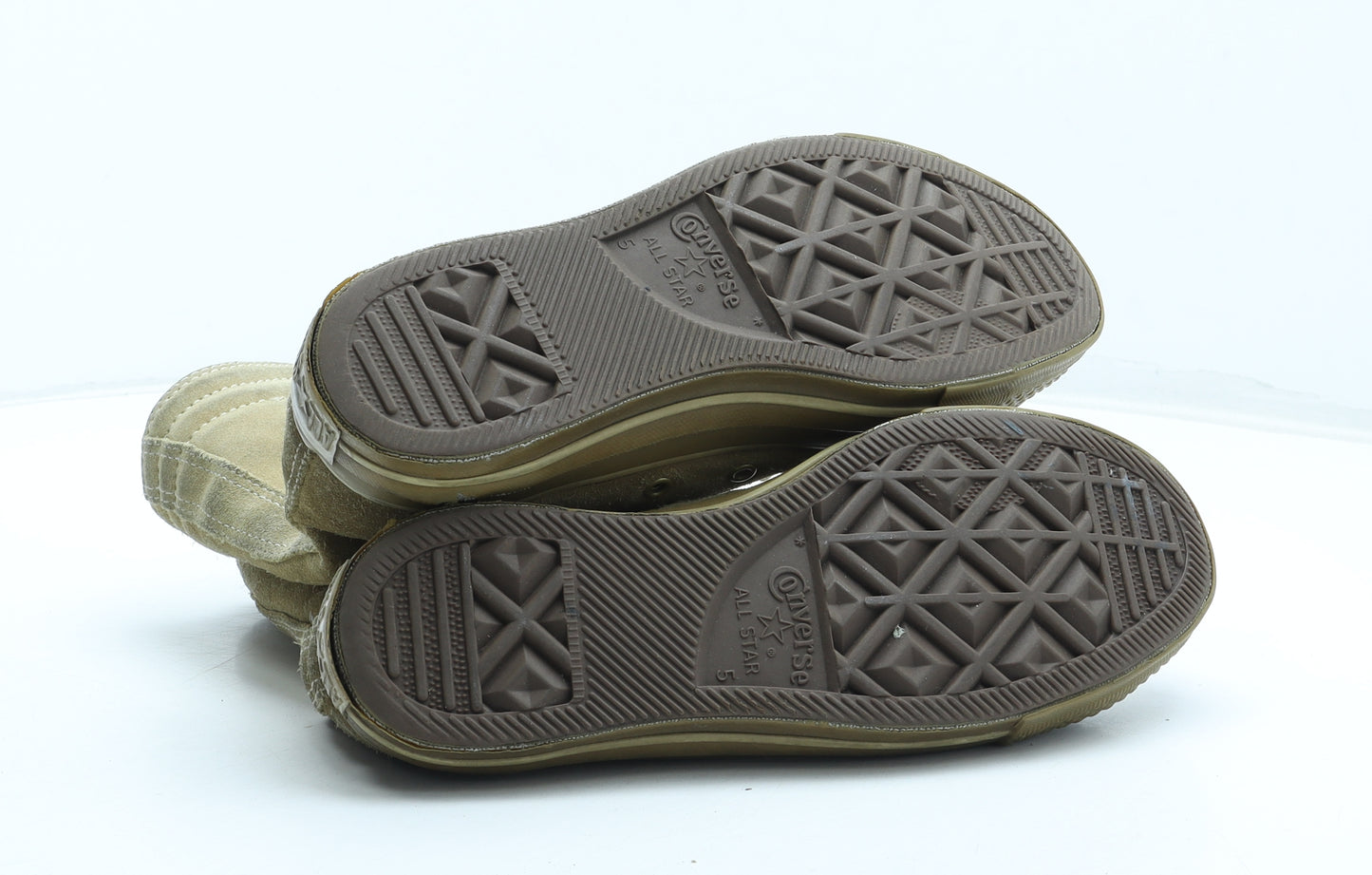 Converse Womens Beige Leather Combat Boot UK