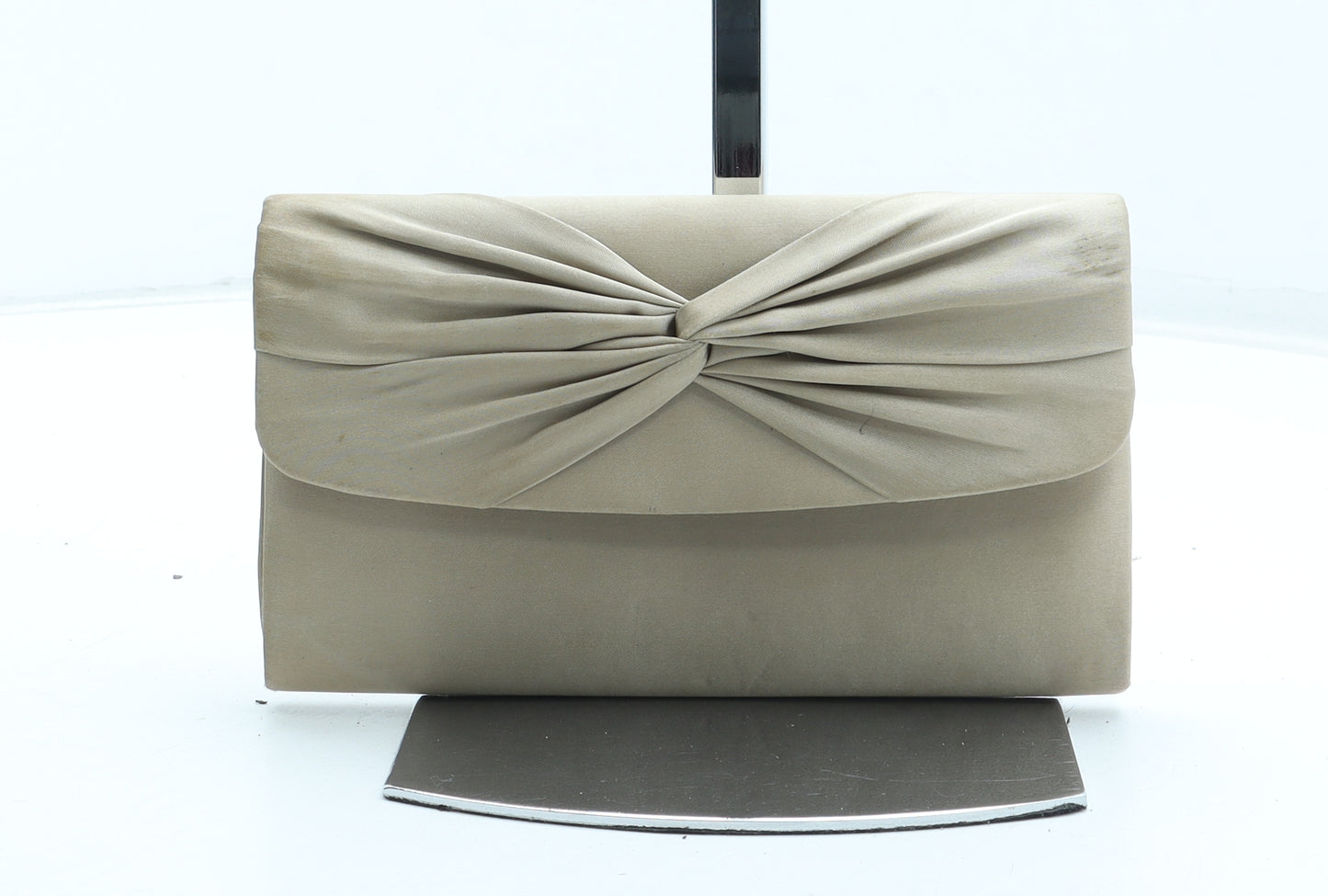 Marks and Spencer Womens Beige Polyester Clutch Size Small