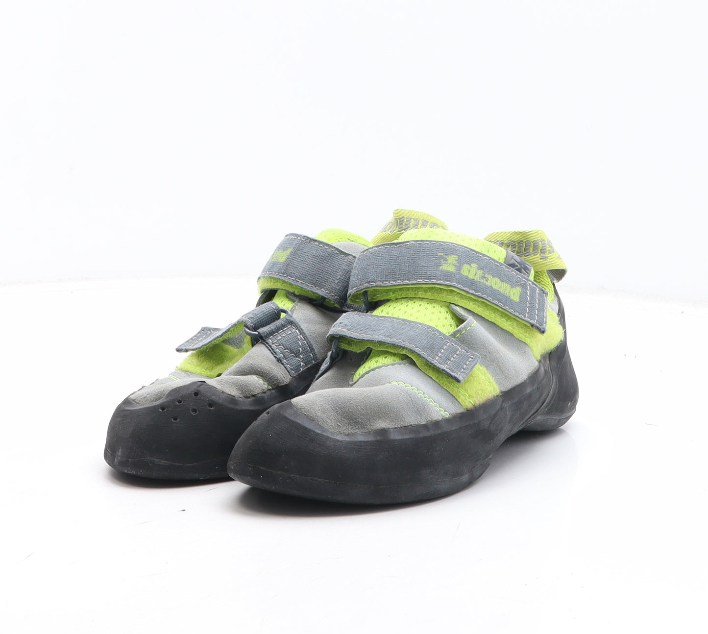 DECATHLON Boys Grey Colourblock Synthetic Trainer UK 5.5