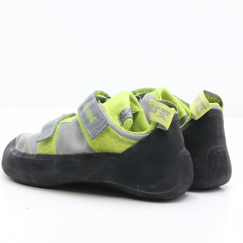 DECATHLON Boys Grey Colourblock Synthetic Trainer UK 5.5