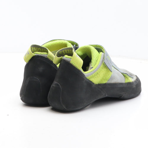 DECATHLON Boys Grey Colourblock Synthetic Trainer UK 5.5