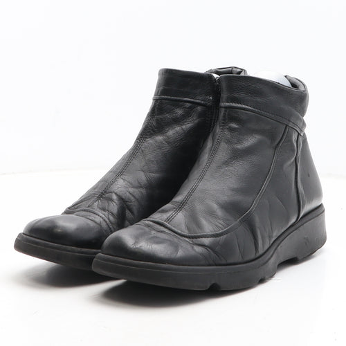 Mar.pe Womens Black Synthetic Bootie Boot UK
