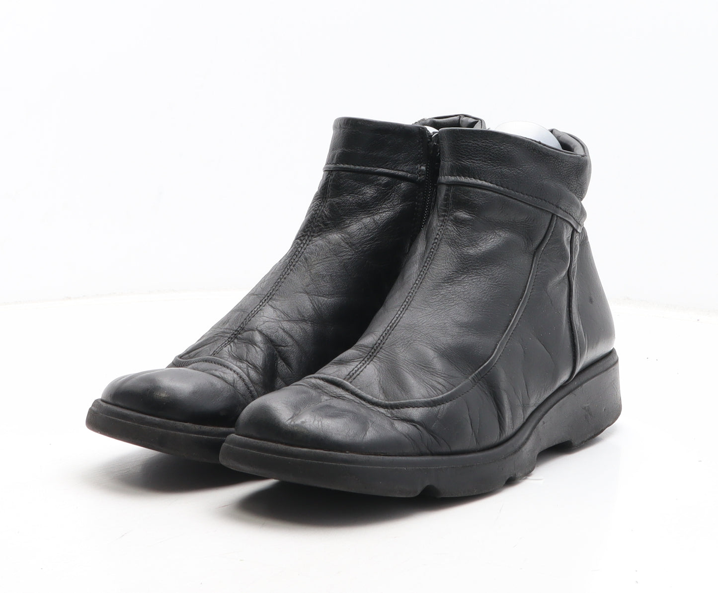 Mar.pe Womens Black Synthetic Bootie Boot UK