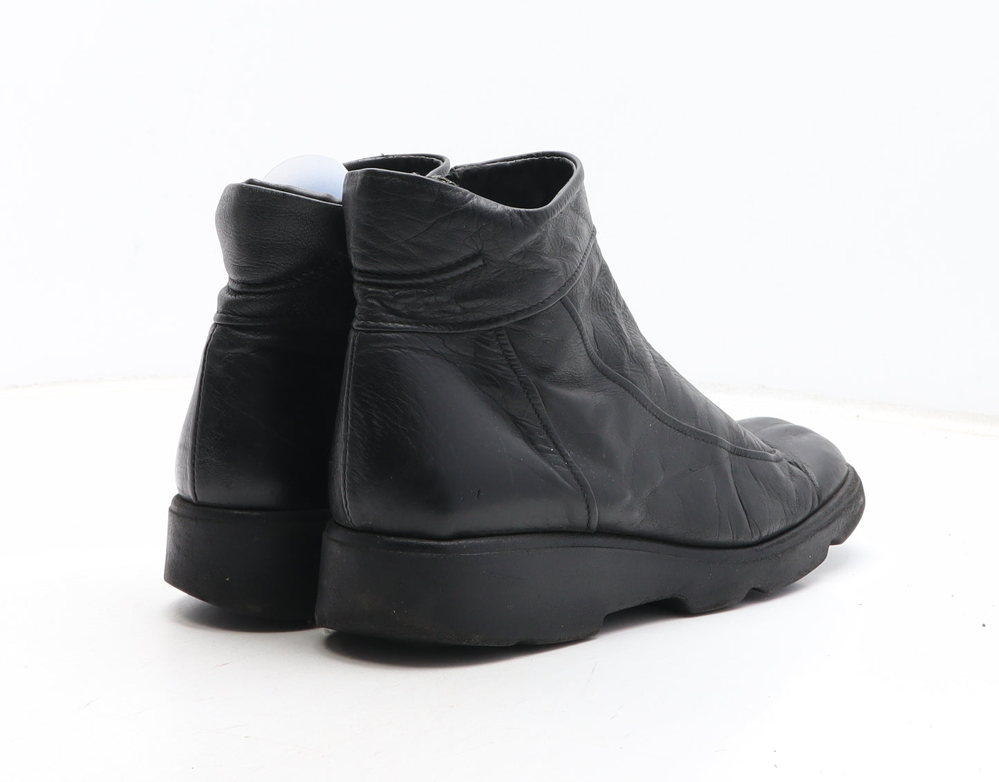 Mar.pe Womens Black Synthetic Bootie Boot UK