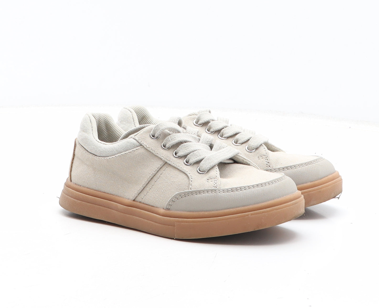 TU Boys Black Fabric Trainer UK 10