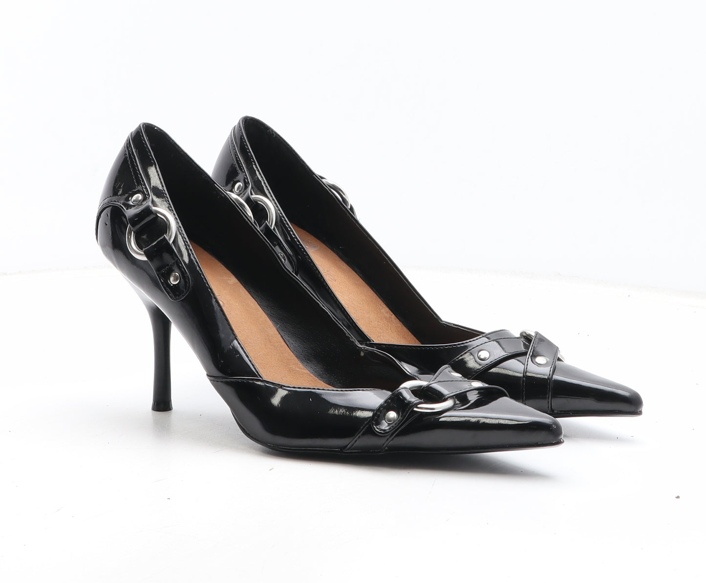 Moda in Pelle Womens Black Synthetic Court Heel UK