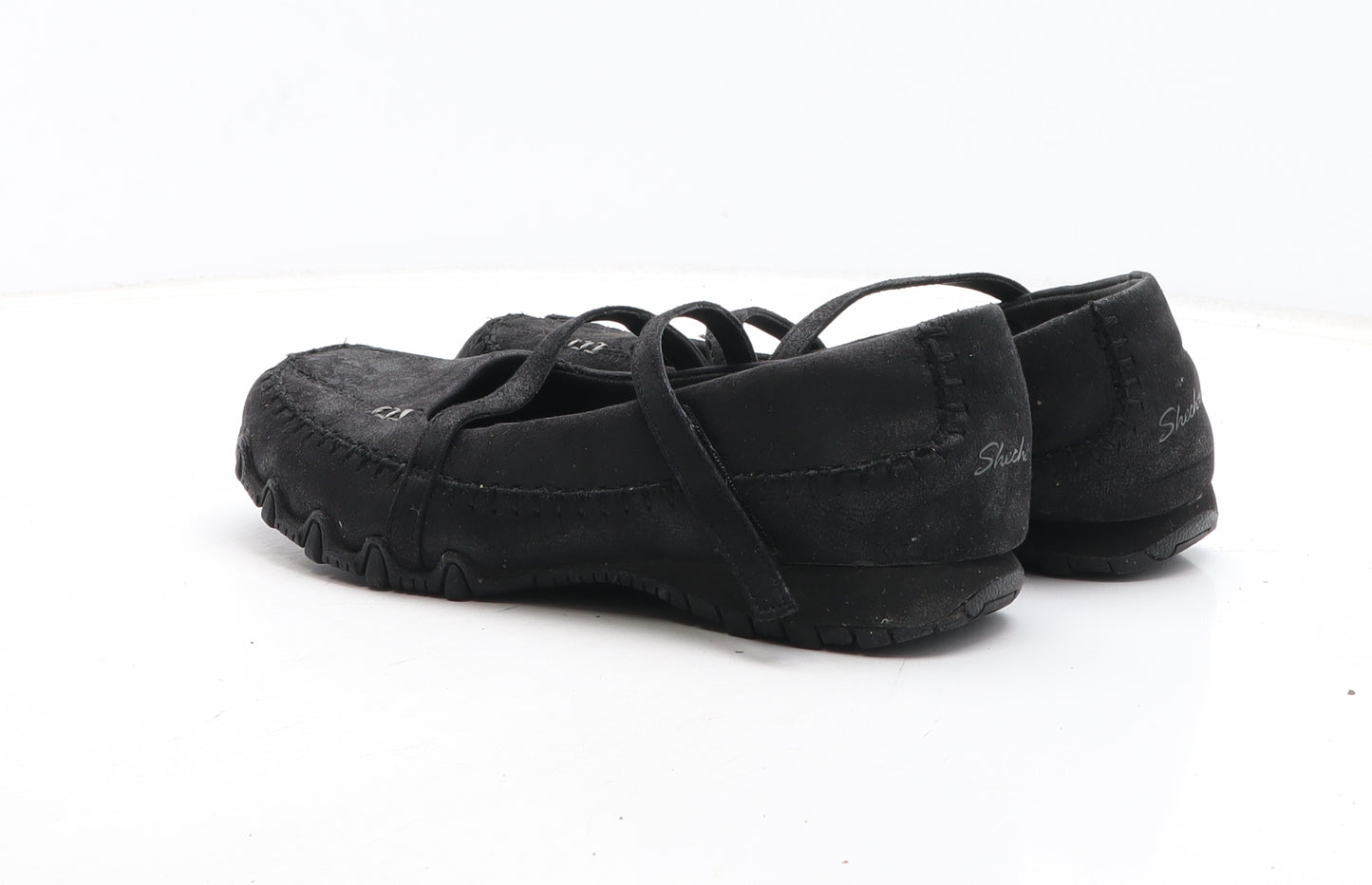 Skechers Womens Black Synthetic Slip On Casual UK