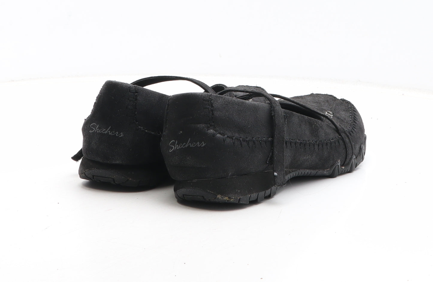 Skechers Womens Black Synthetic Slip On Casual UK