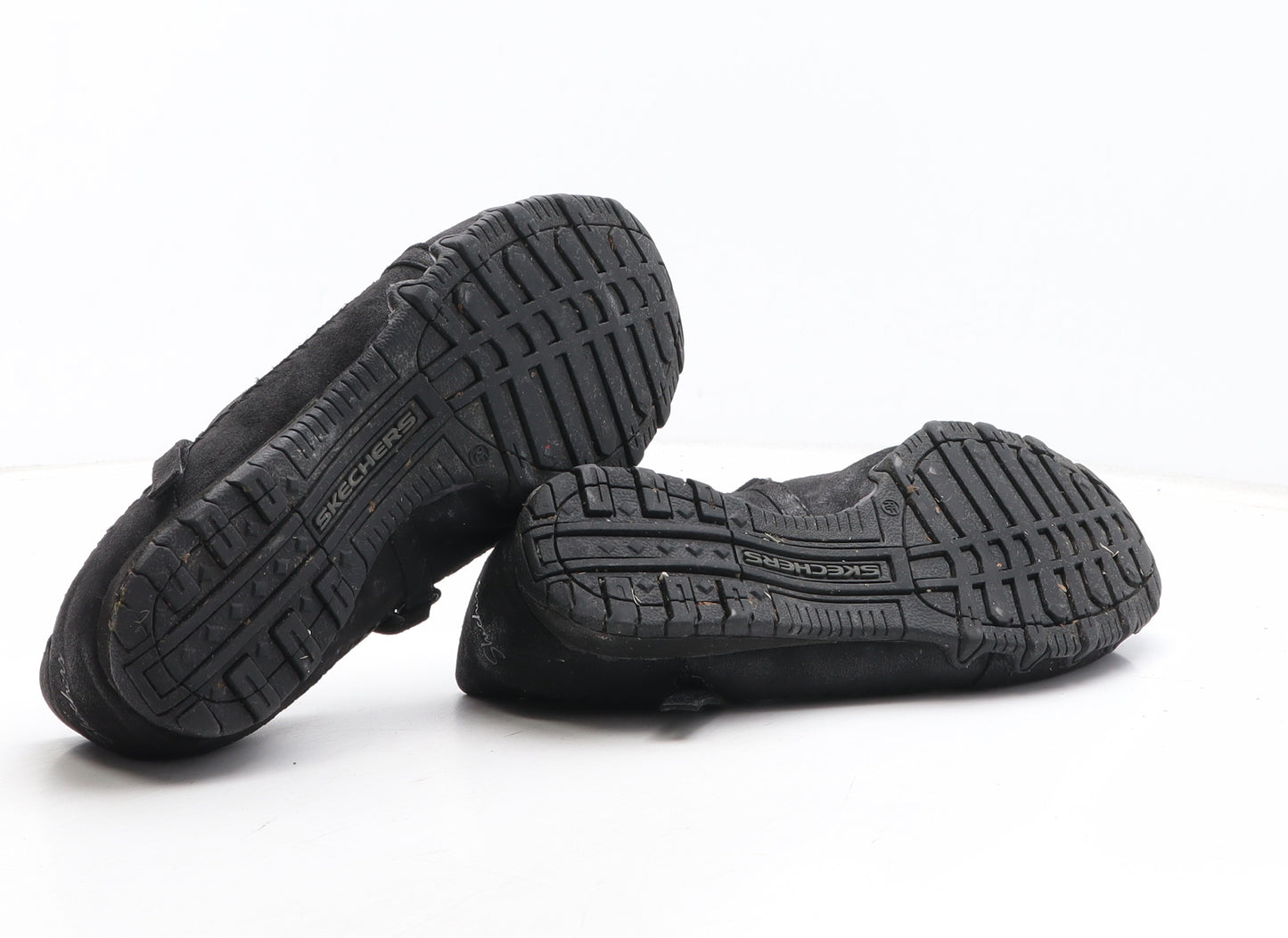 Skechers Womens Black Synthetic Slip On Casual UK