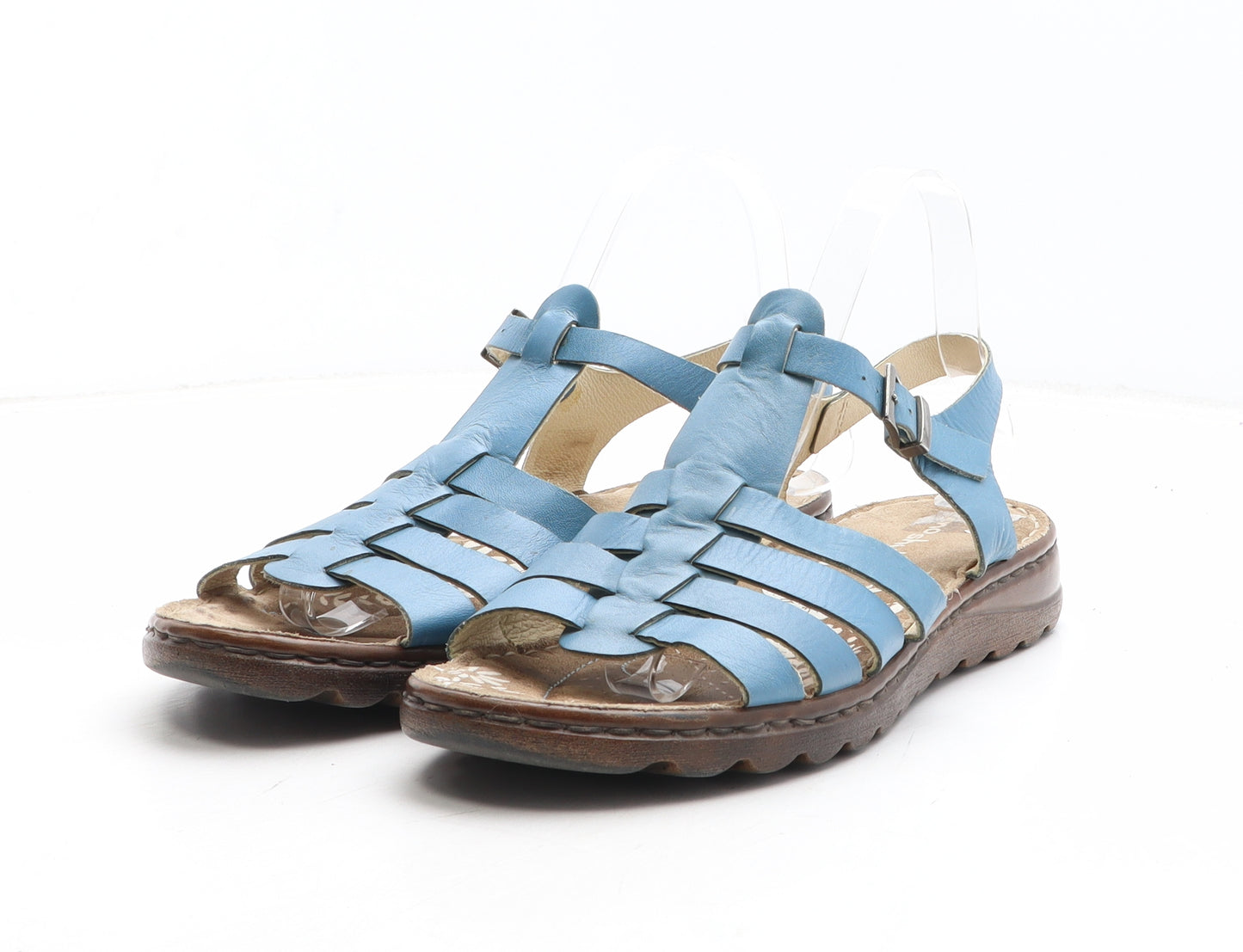 Moshulu Womens Blue Synthetic Gladiator Sandal UK