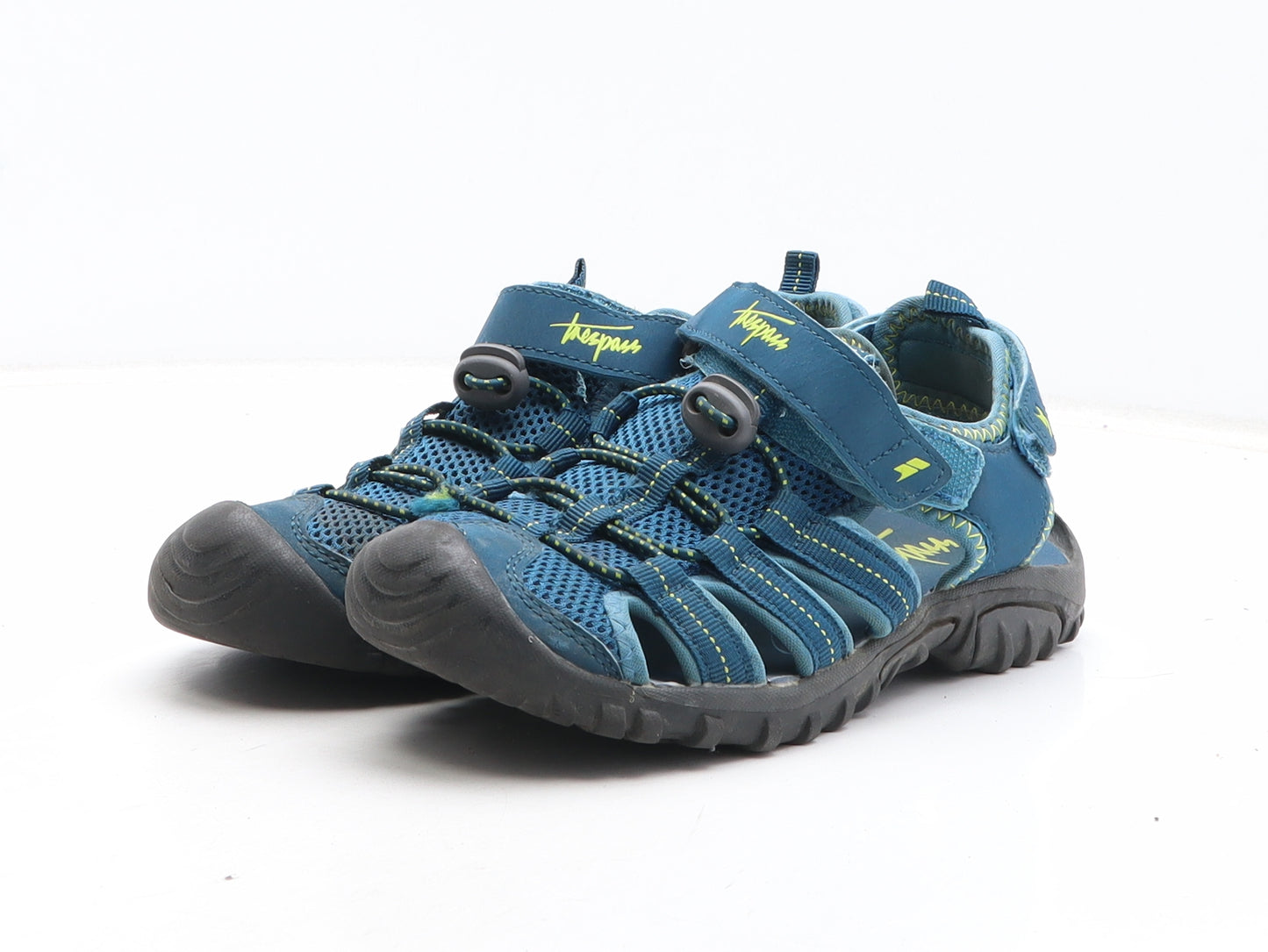 Trespass Boys Blue Synthetic Fisherman Sandal UK 2