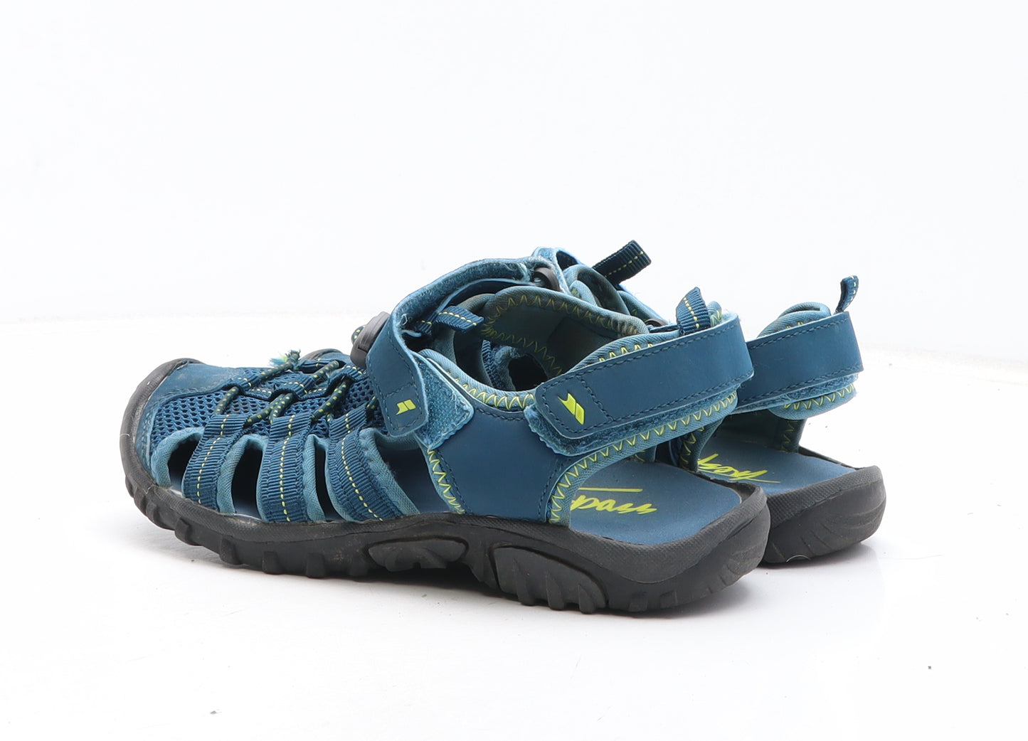 Trespass Boys Blue Synthetic Fisherman Sandal UK 2