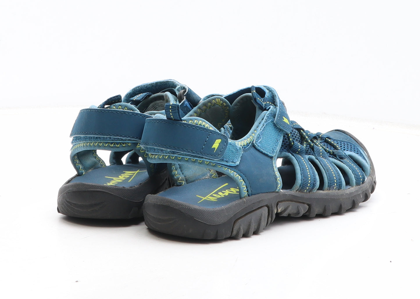 Trespass Boys Blue Synthetic Fisherman Sandal UK 2