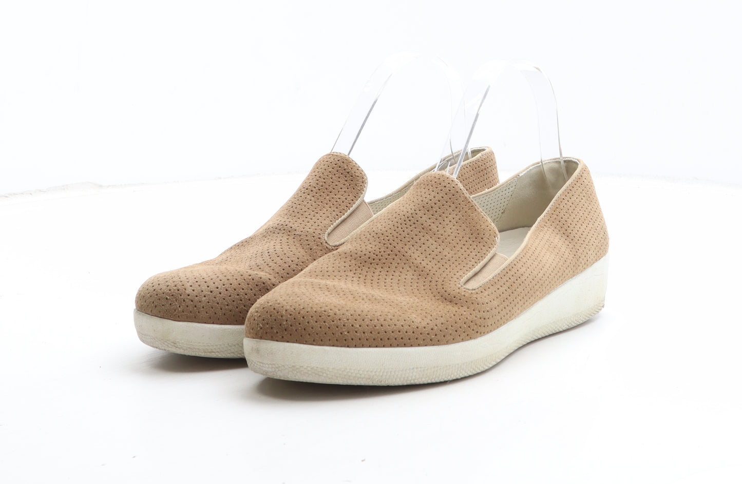 FitFlop Womens Brown Synthetic Slip On Casual UK