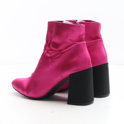 Primark Womens Purple Synthetic Bootie Boot UK