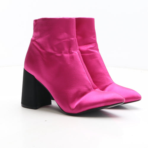 Primark Womens Purple Synthetic Bootie Boot UK