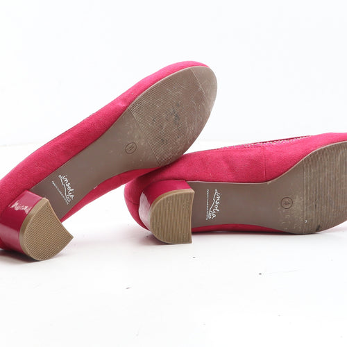 Marks and Spencer Womens Pink Synthetic Court Heel UK