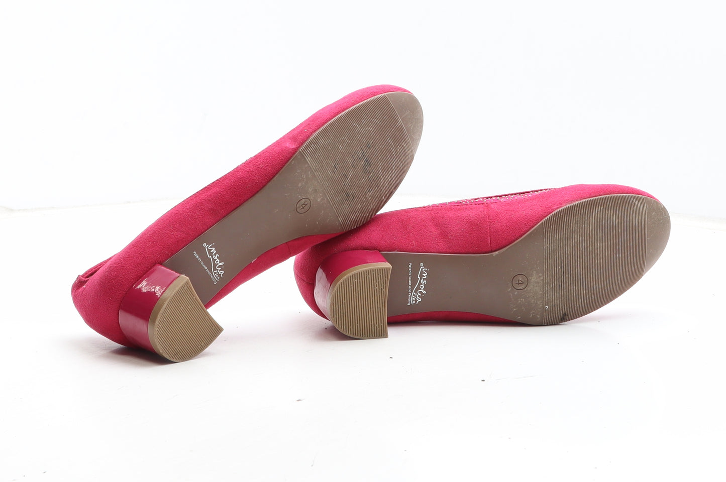Marks and Spencer Womens Pink Synthetic Court Heel UK