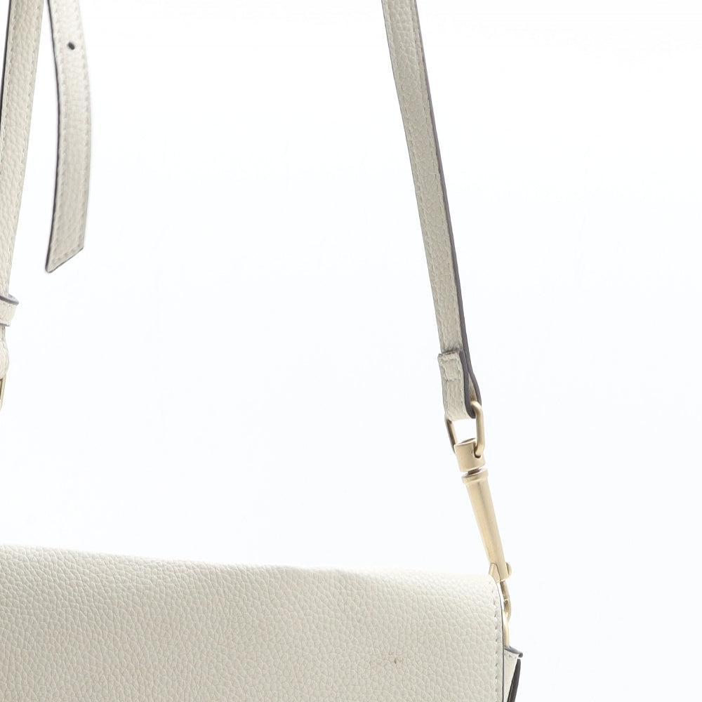 Marks and Spencer Womens Beige Polyurethane Crossbody Size Small