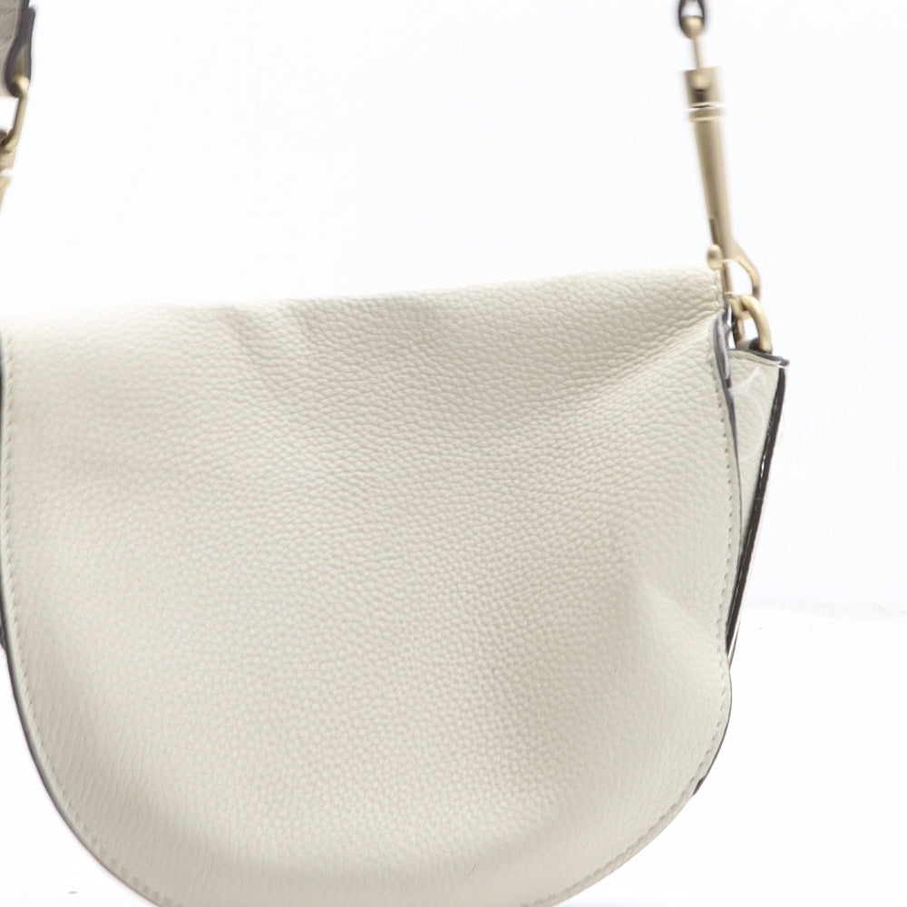 Marks and Spencer Womens Beige Polyurethane Crossbody Size Small