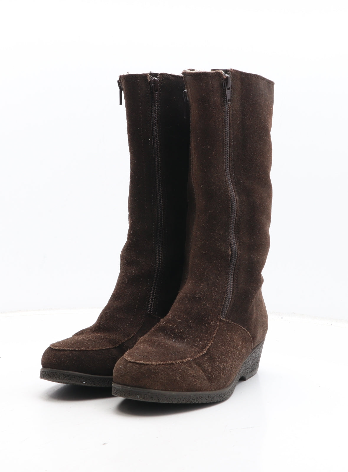 Draper Of Glastonbury Womens Brown Leather Bootie Boot UK